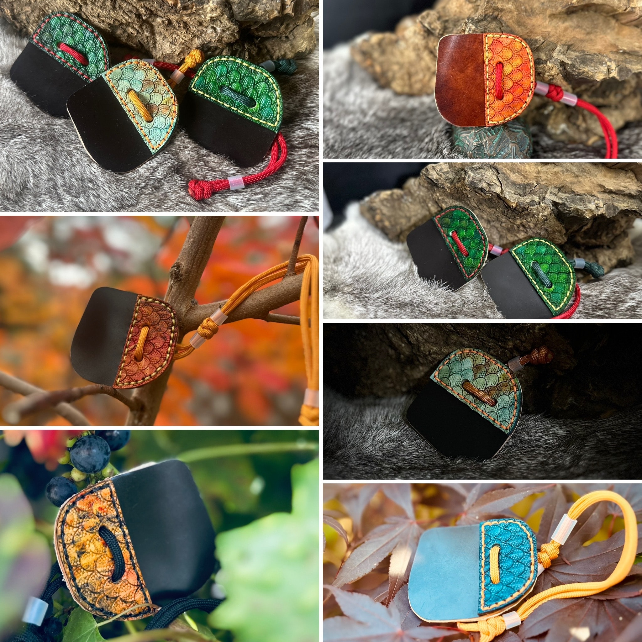 3-Under Cordovan Archery Tab (Dragon Tab, Olympic Style)