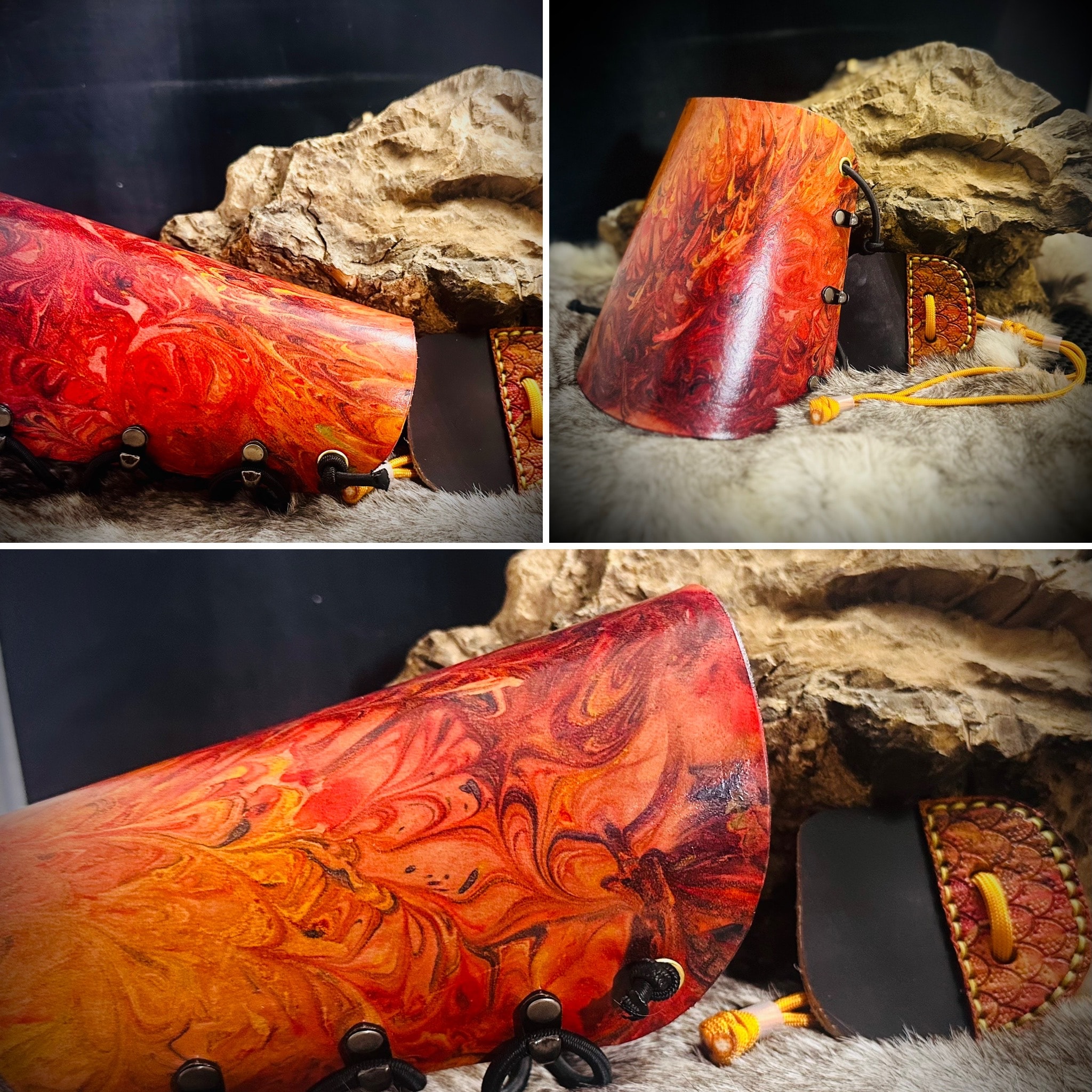 Original Archery Bracer (Hand-Dyed, Multi-Colour)